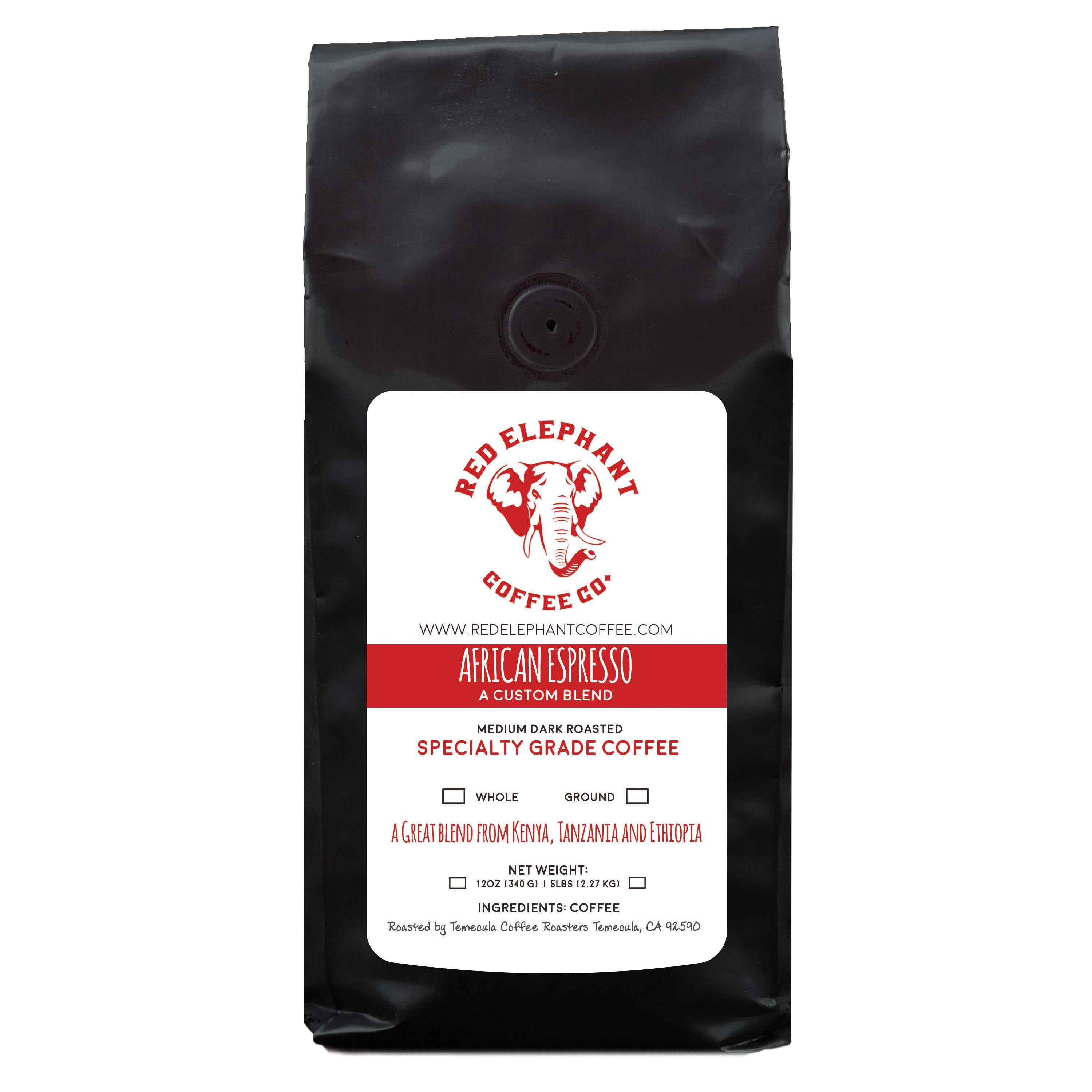 African Espresso - Red Elephant Coffee Co.