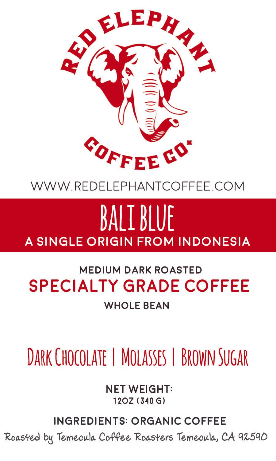 Bali Blue - Red Elephant Coffee Co.