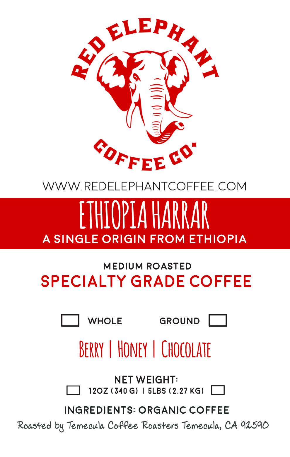 Ethiopia Harrar - Red Elephant Coffee Co.