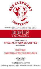 Italian Roast - Red Elephant Coffee Co.