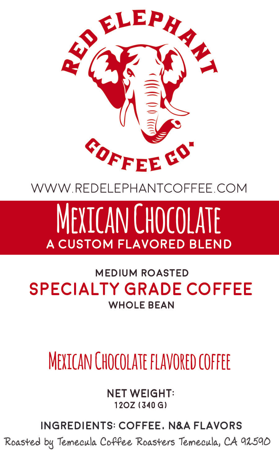 Mexican Chocolate - Red Elephant Coffee Co.