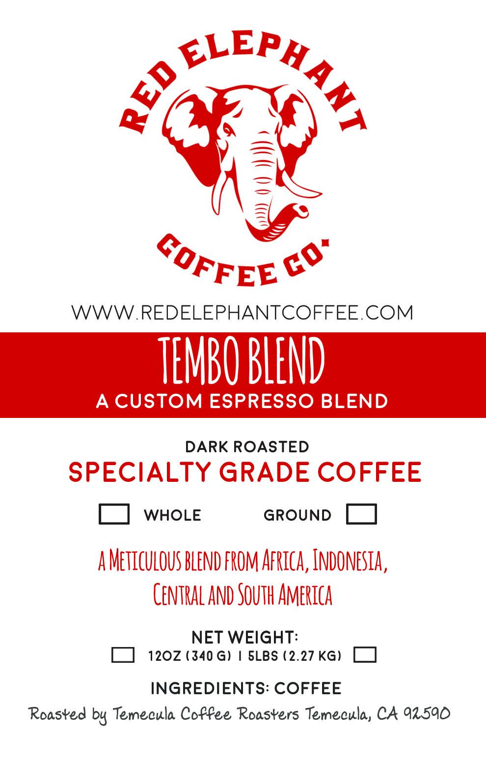 Tembo Blend - Red Elephant Coffee Co.